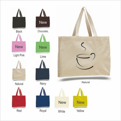 Canvas Gusset Tote Bag