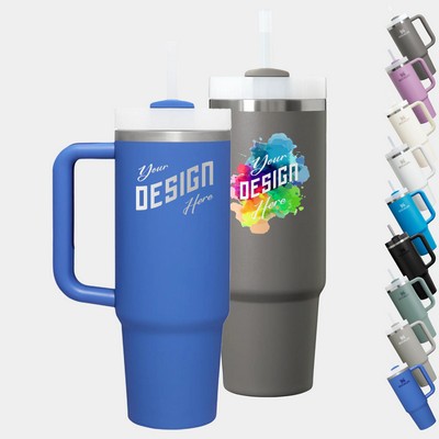 30 oz Stanley® Stainless Steel Insulated Quencher Travel Mug