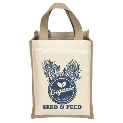 Mimi™ - Natural Tote - Screen Print (10" x 8" x 13")