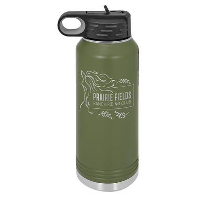Polar Camel 32 oz. Olive Green Water Bottle
