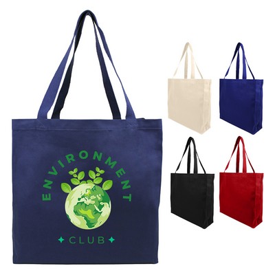 Large Heavy Cotton Shopping Tote